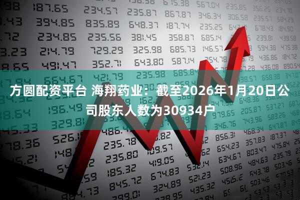 方圆配资平台 海翔药业：截至2026年1月20日公司股东人数为30934户